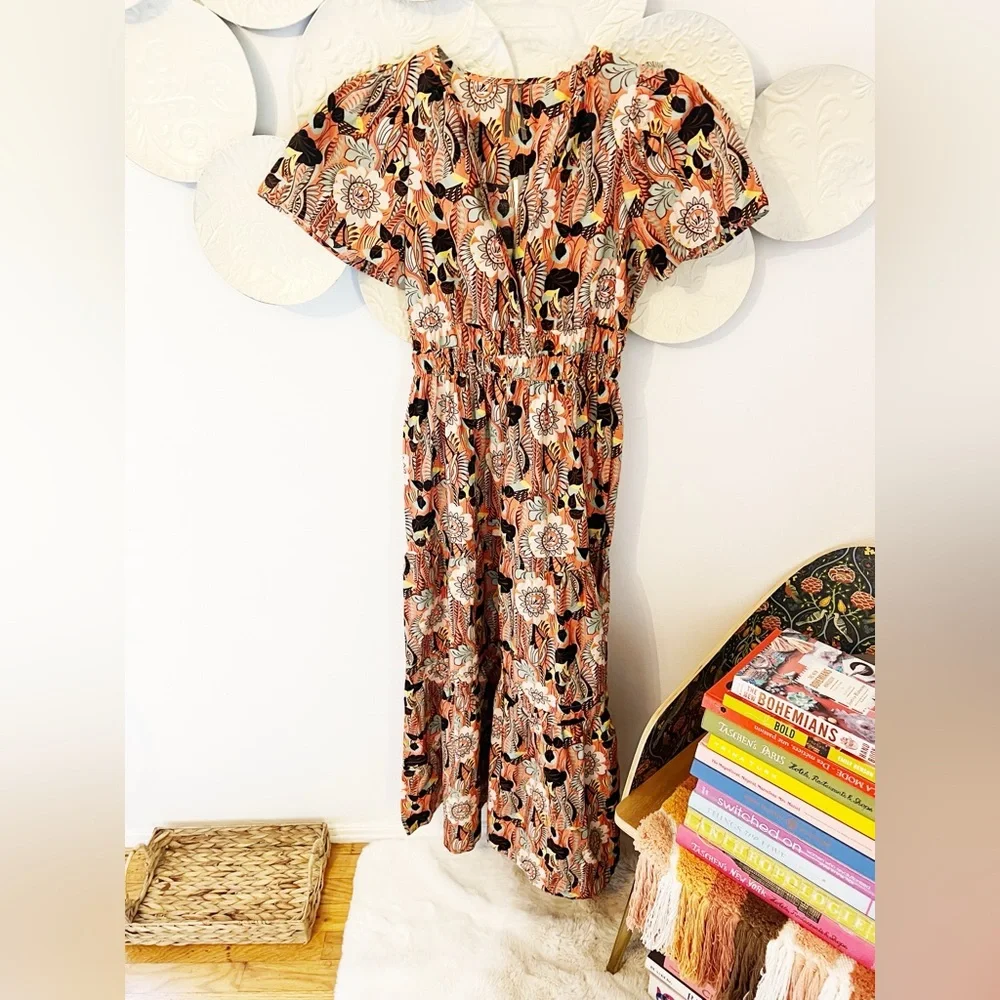 NWT Anthropologie Somerset Maxi Dress Small - Picture 2 of 5